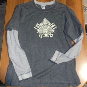 Mens Medium Hybrid long sleeved tee